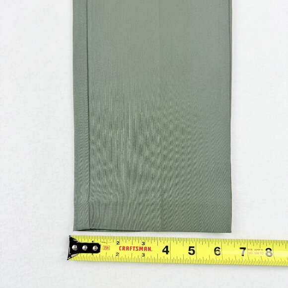 J. Jill Women's Wearever Collection Refined Woven Green Trousers Size 6 Mid Rise - Picture 10 of 10